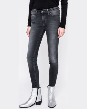 Jeansi Wrangler body bespoke winter black negru