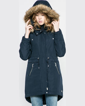 Parka Vero Moda hanorac bleumarin