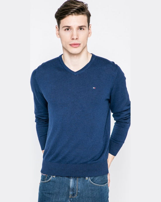 Pulover Tommy Hilfiger albastru