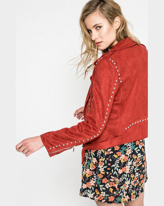 Geaca Answear blossom mood roșu