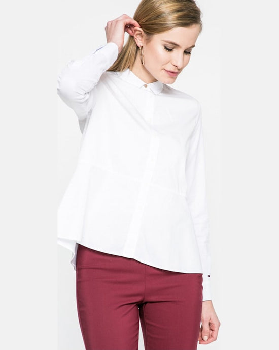 Camasa Tommy Hilfiger kara alb