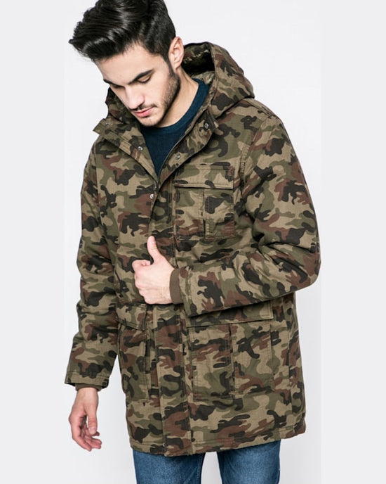 Geaca Jack and Jones wildlife militar
