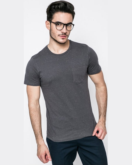 Tricou Jack and Jones bunker negru cărbune