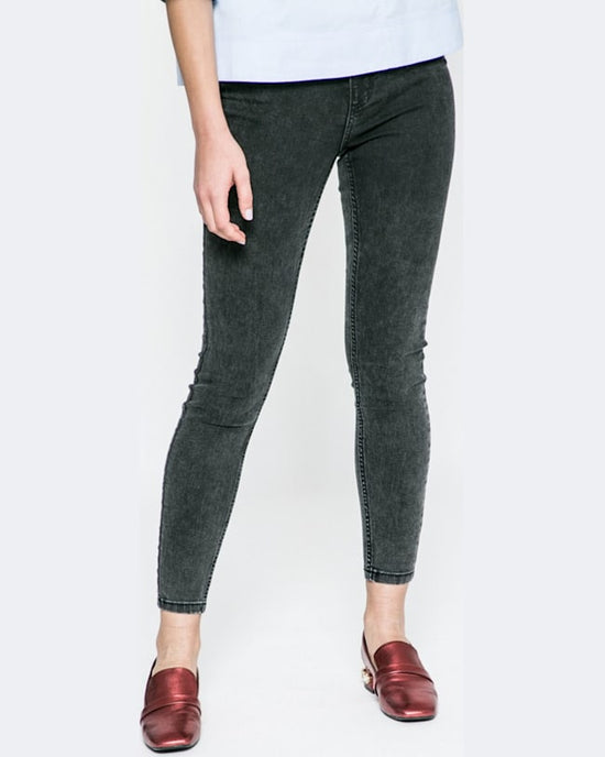 Jeansi Jacqueline de Yong bess acid negru cărbune