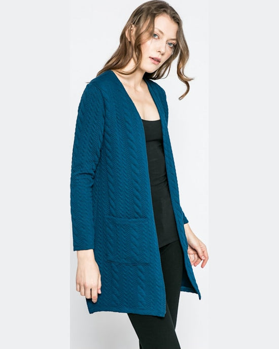 Bluza Jacqueline de Yong bleumarin