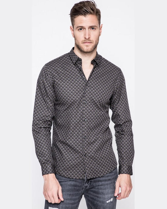 Camasa Jack and Jones negru cărbune
