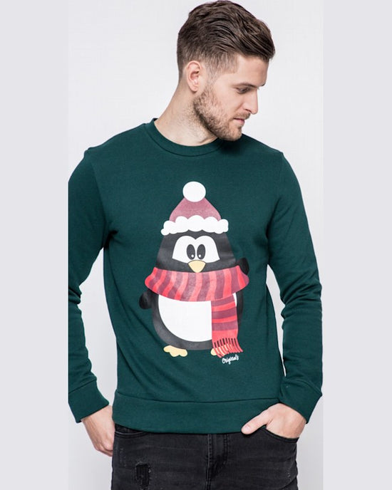 Bluza Jack and Jones xmas verde