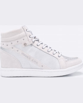 Pantofi Versace botine argint