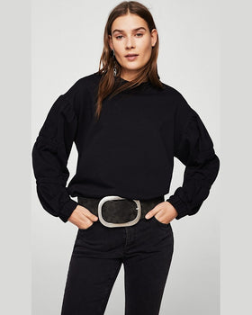 Bluza Mango tele negru