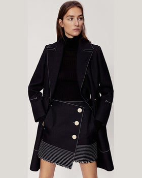 Fusta Mango sushi negru