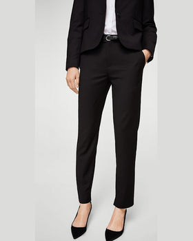 Pantaloni Mango boreal negru