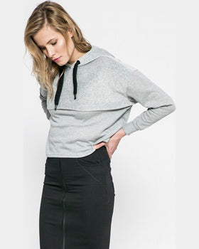 Bluza Noisy May aiden gri deschis