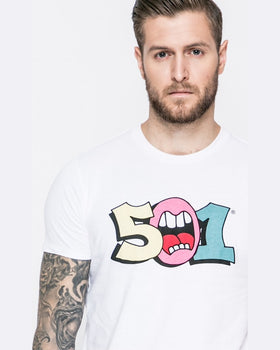 Tricou Levis graphic tee ssnl alb