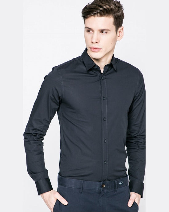 Camasa Only bleumarin