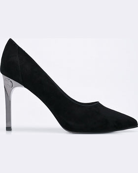 Pantofi Versace cu toc negru