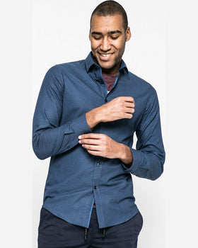 Camasa Medicine city rhythmes albastru