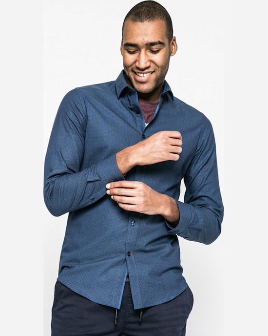 Camasa Medicine city rhythmes albastru