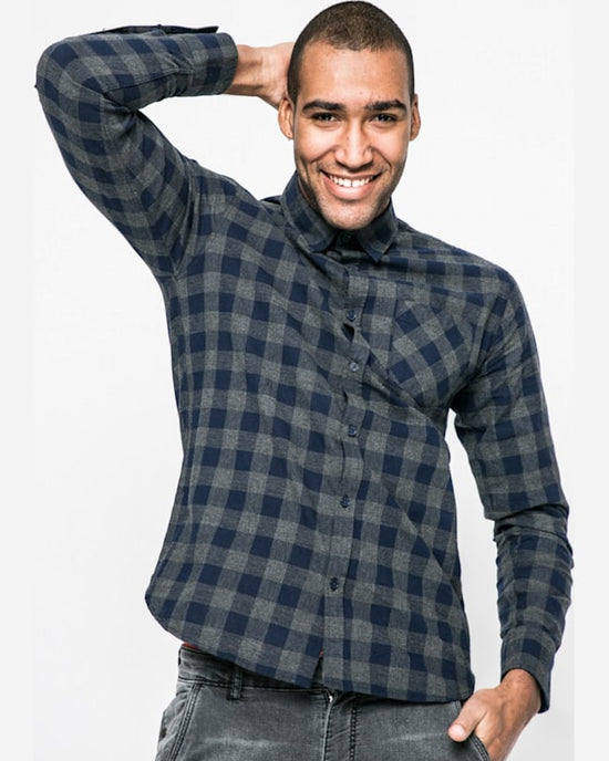 Camasa Medicine city rhythmes bleumarin