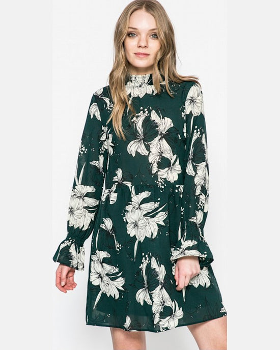 Rochie Vila vifloppy verde