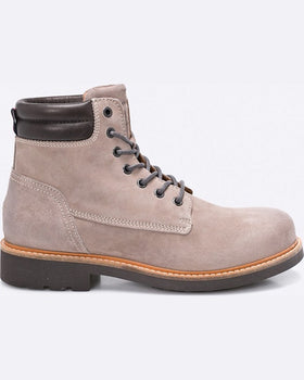 Pantofi Tommy Hilfiger gri deschis