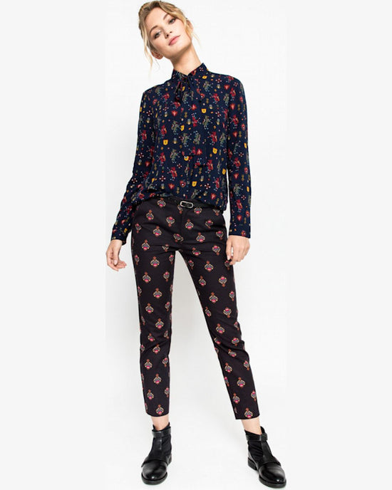 Pantaloni Medicine nocturne negri print