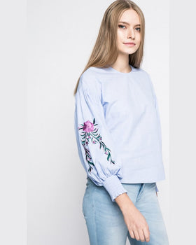 Bluza Only elena albastru deschis