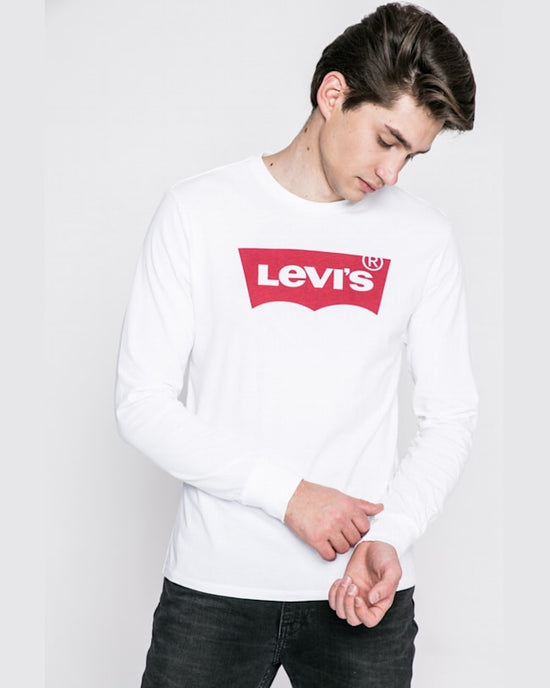 Longsleeve Levis alb