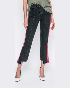 Jeansi Guess claudia negru cărbune