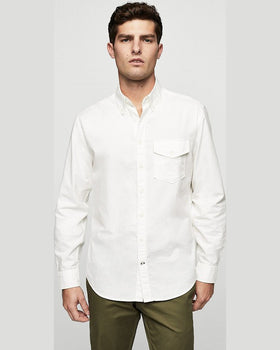 Camasa Mango billo alb