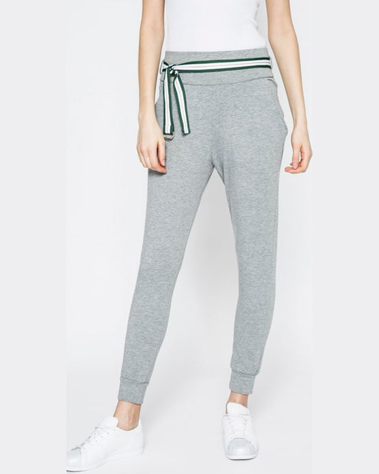 Pantaloni Answear sporty fusion gri