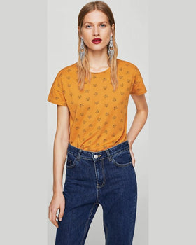 Top Mango chalover galben