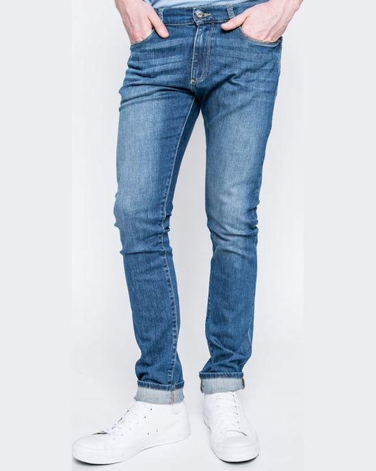 Jeansi Trussardi extra slim blue bleumarin