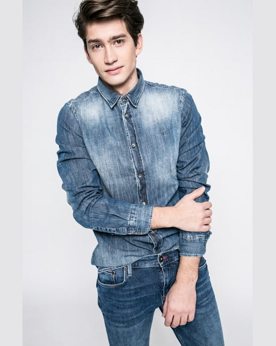 Camasa Trussardi bleumarin