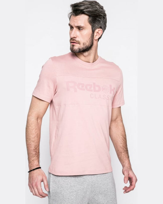 Tricou Reebok roz pastelat