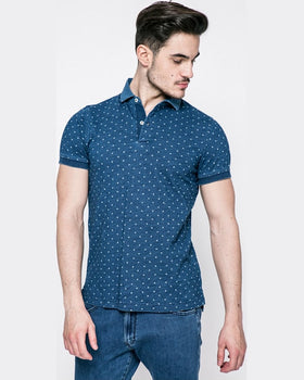 Tricou Tommy Hilfiger polo bleumarin