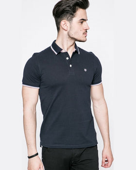 Tricou Polo Negru Jack and Jones