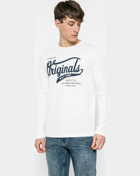 Longsleeve Jack and Jones alb