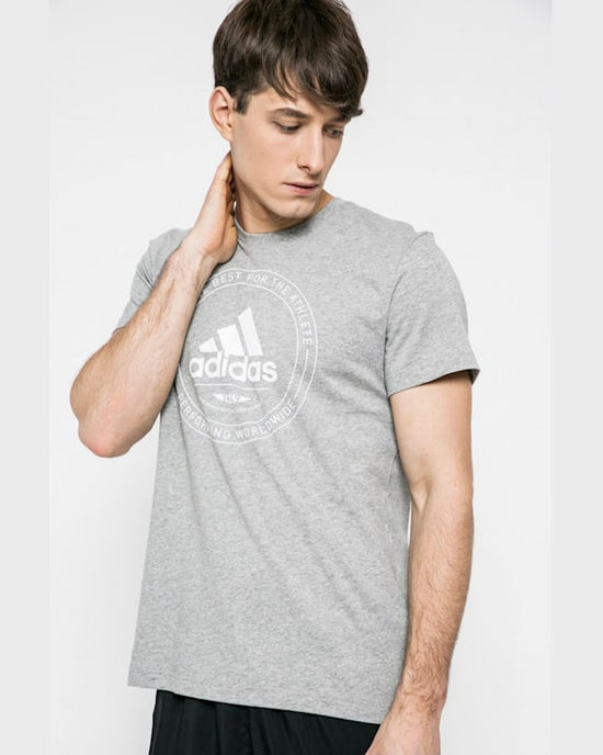 Tricou Adidas adi emblem gri