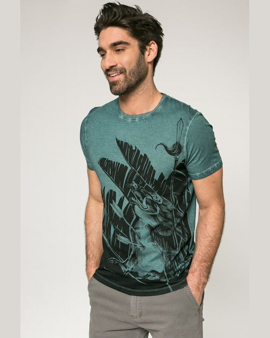 Tricou Medicine city jungle turcoaz