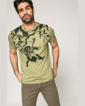 Tricou Medicine city jungle verde murdar