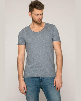 Tricou Selected bleumarin
