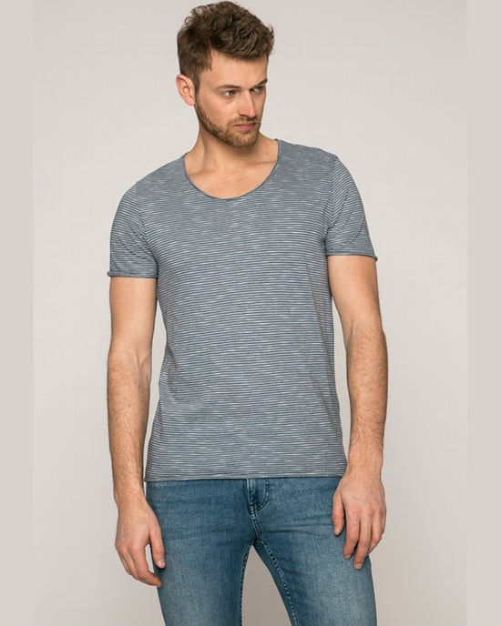 Tricou Selected bleumarin