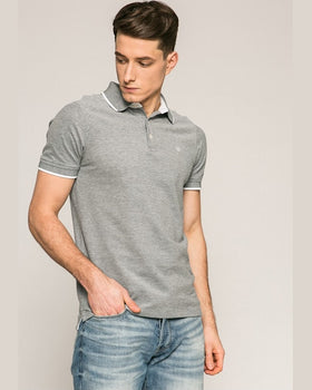 Tricou Jack and Jones polo gri