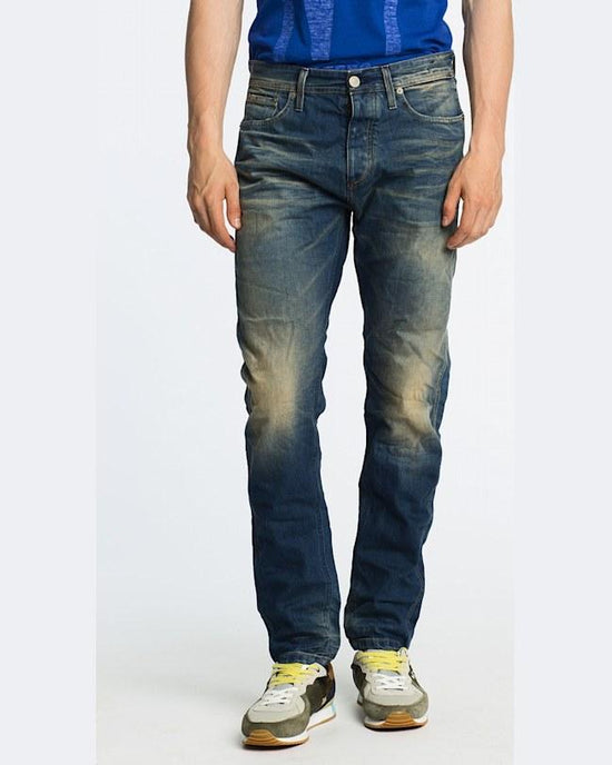 Jeanși Jack and Jones eric vintage bleumarin