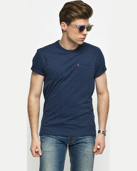 T-shirt Levis sunset pocket bleumarin