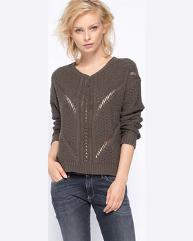 Pulover Blue Seven verde închis