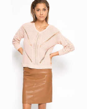 Pulover Blue Seven roz pastelat