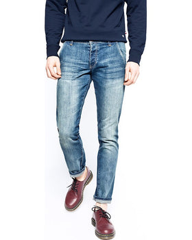 Jeansi Wrangler spencer green lagoon albastru