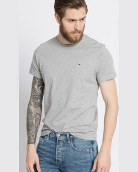 Tricou Tommy Hilfiger tommy hilfiger gri deschis