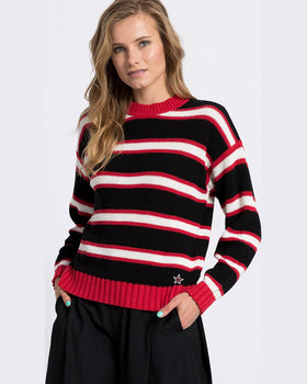 Pulover Diesel silverstrem negru